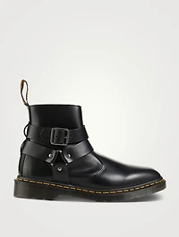 Jaimes Leather Harness Chelsea Boots