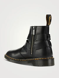 Jaimes Leather Harness Chelsea Boots