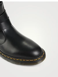 Jaimes Leather Harness Chelsea Boots