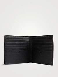 Studded Leather Billfold Wallet
