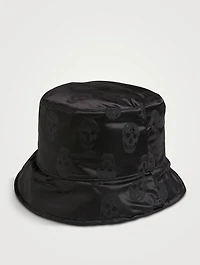 Biker Skull Nylon Bucket Hat