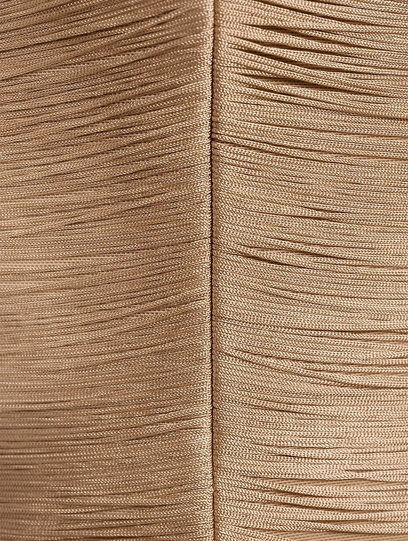 Fringe Bandeau Mini Dress