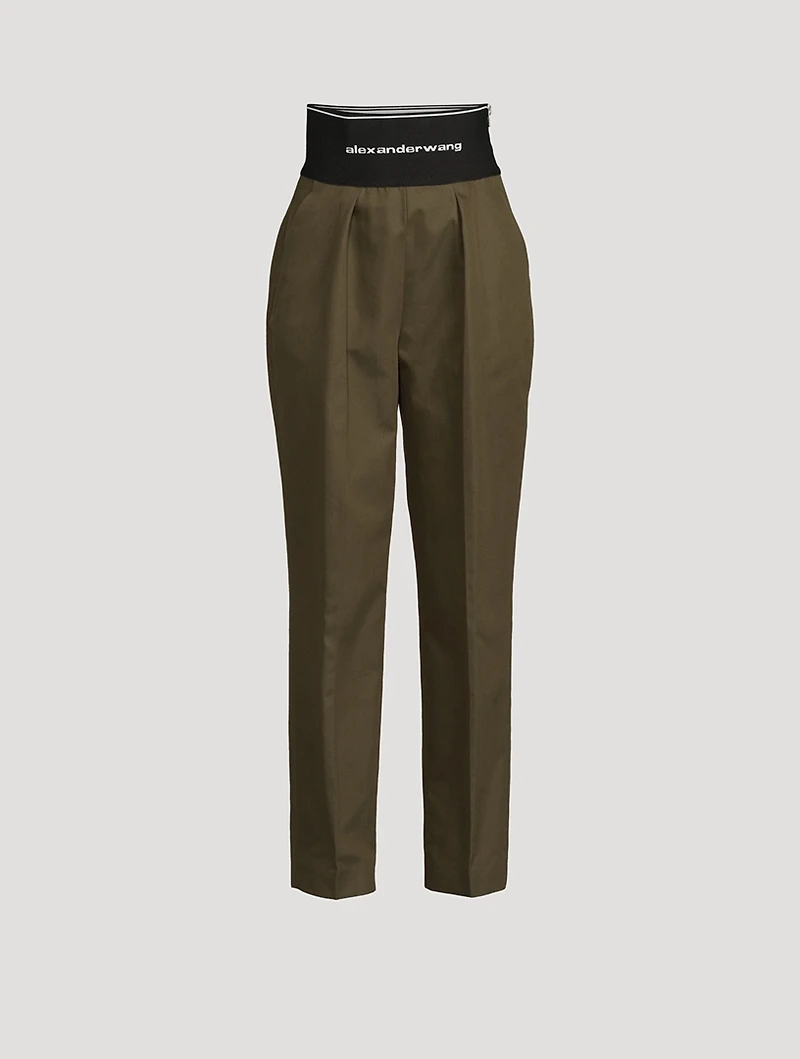 Straight-Leg Trousers