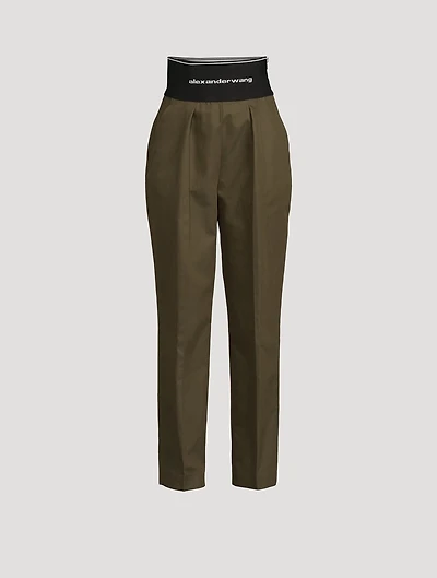 Straight-Leg Trousers