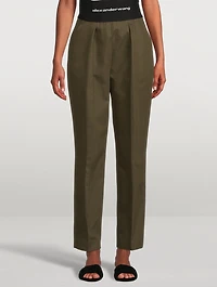 Straight-Leg Trousers
