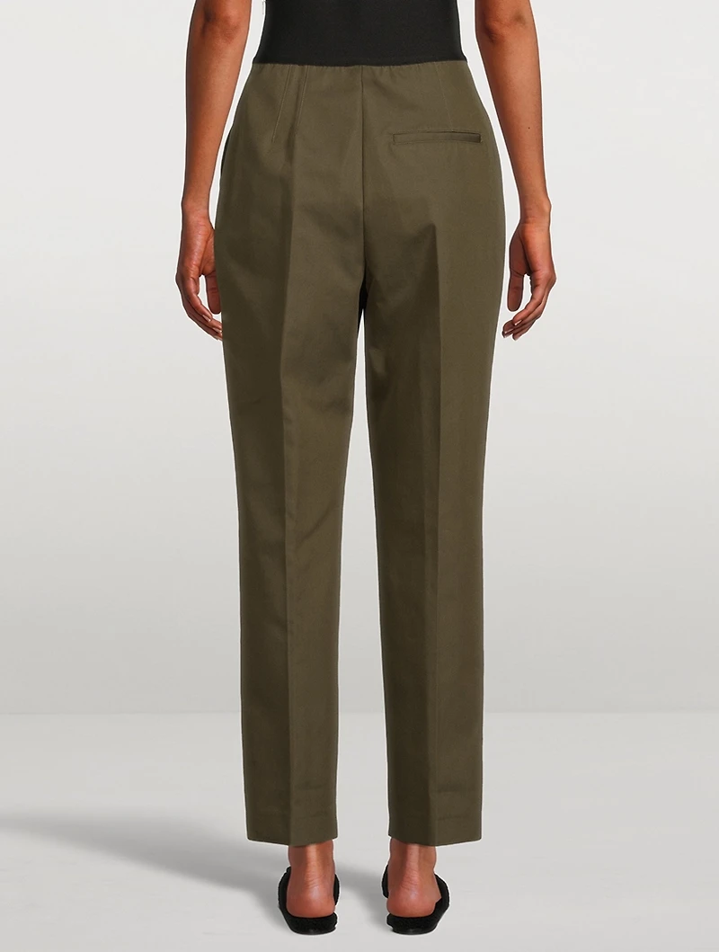 Straight-Leg Trousers