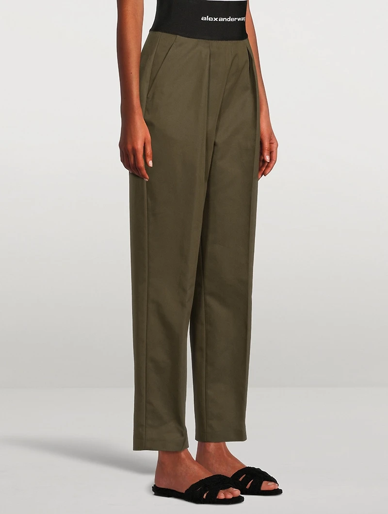 Straight-Leg Trousers