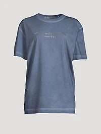 Jersey T-Shirt With Crystal Logo