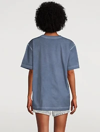 Jersey T-Shirt With Crystal Logo