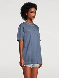 Jersey T-Shirt With Crystal Logo