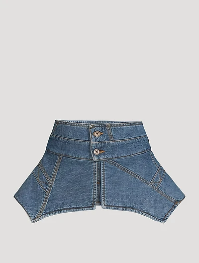 Denim Obi Belt