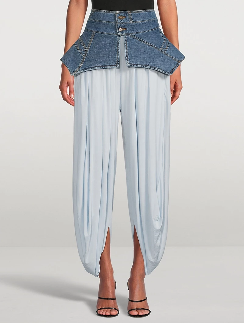 Denim Obi Belt