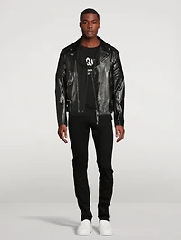 Punk Leather Biker Jacket