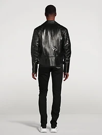 Punk Leather Biker Jacket