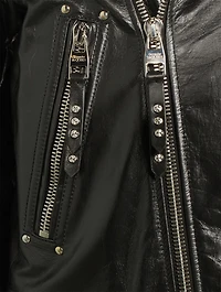 Punk Leather Biker Jacket
