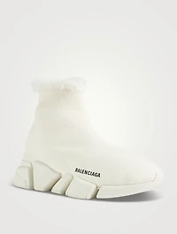 Speed 2.0 Faux Fur Sock Sneakers