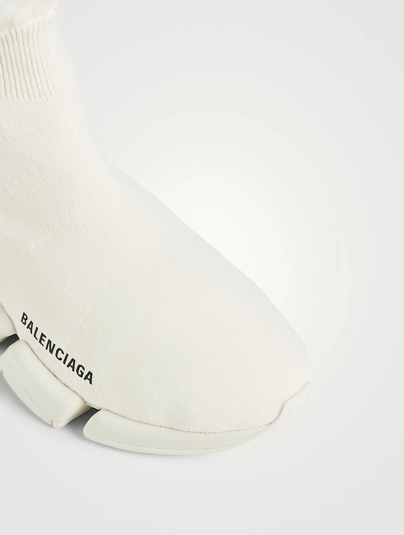Speed 2.0 Faux Fur Sock Sneakers