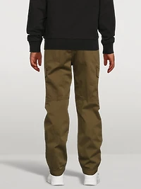 Cotton And Wool Cargo Pants