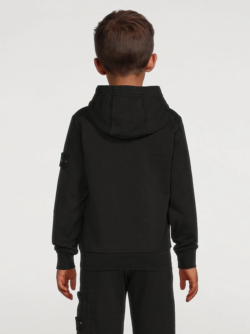 Cotton Long-Sleeve Hoodie