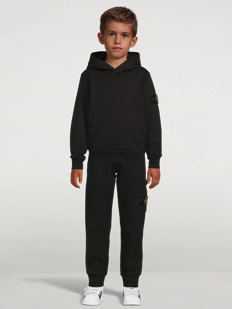 Cotton Long-Sleeve Hoodie