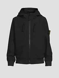 Soft Shell-R E.Dye Tech Jacket With Hood