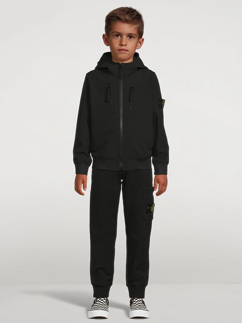 Soft Shell-R E.Dye Tech Jacket With Hood