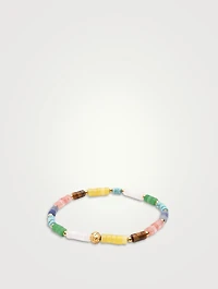 Multicolour Heishi Beaded Bracelet