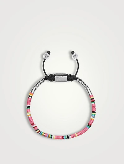 Mini Disc Beaded Bracelet