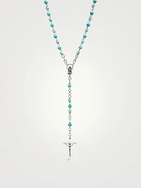 Rosary Necklace With Turquoise