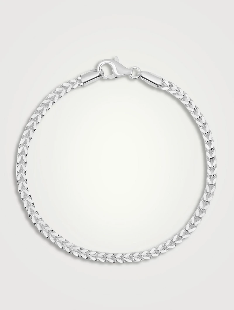 Silver Square Chain Bracelet
