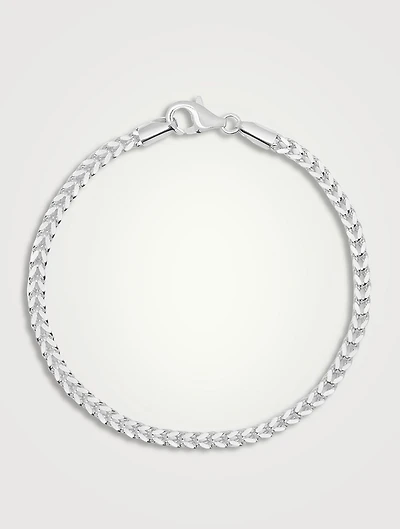 Silver Square Chain Bracelet