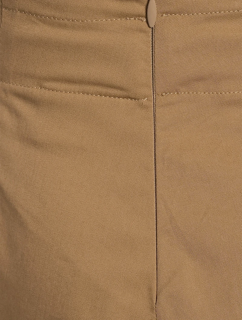Kids Cotton Stretch High-Waisted Shorts