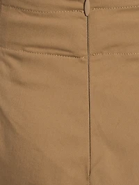 Kids Cotton Stretch High-Waisted Shorts