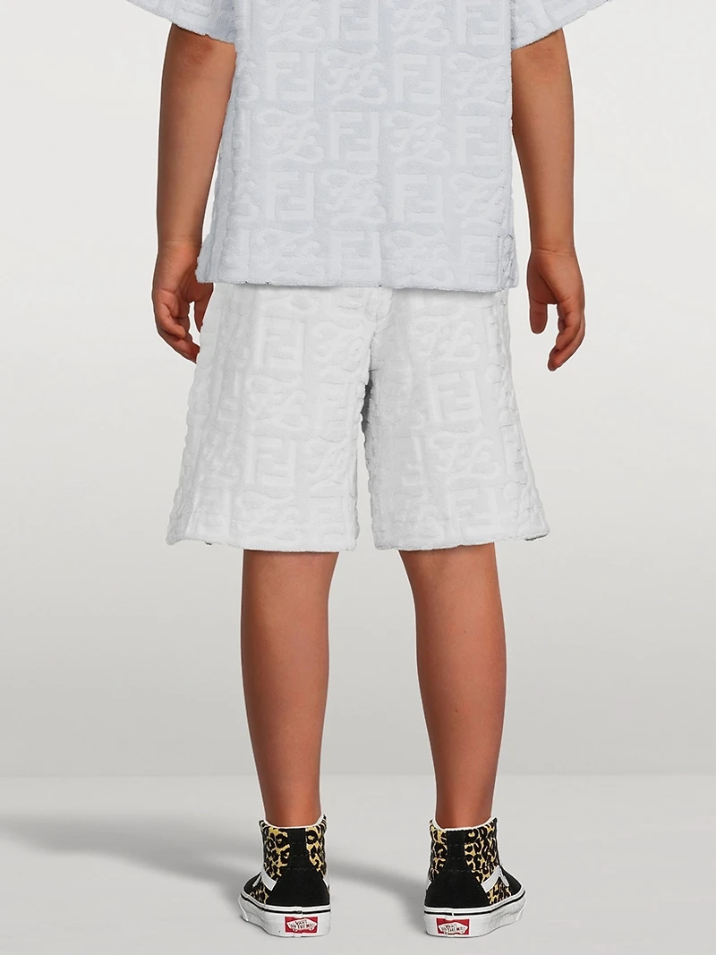 Kids Cotton Stretch Terry Shorts