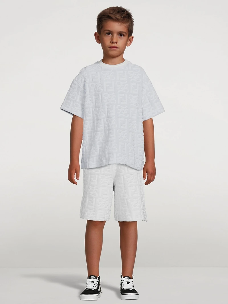 Kids Cotton Stretch Terry Shorts