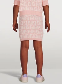 Kids Cotton Knitted Skirt