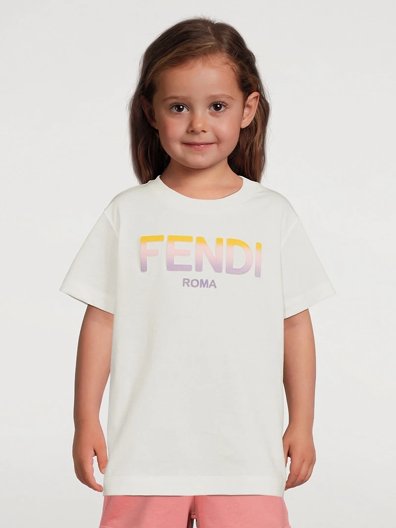 Kids Cotton Logo T-Shirt
