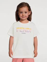 Kids Cotton Logo T-Shirt