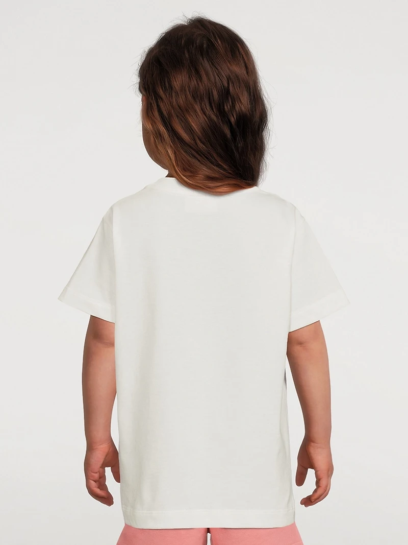 Kids Cotton Logo T-Shirt