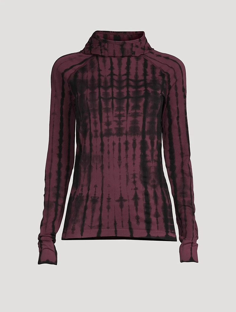 Athlete Long-Sleeve Top With Hood