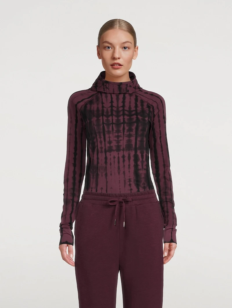 Athlete Long-Sleeve Top With Hood