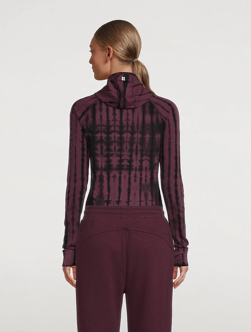 Athlete Long-Sleeve Top With Hood