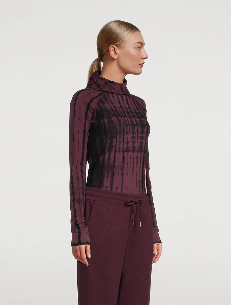 Athlete Long-Sleeve Top With Hood