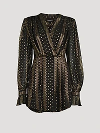 Amara Metallic Mini Dress