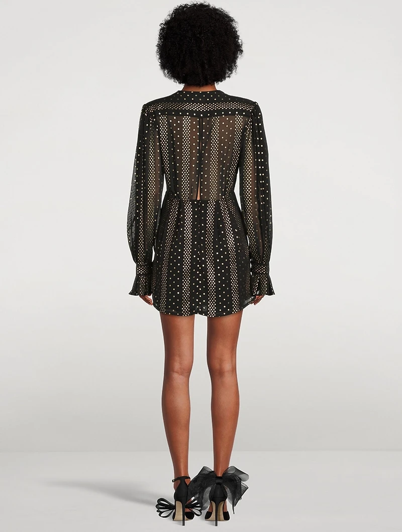 Amara Metallic Mini Dress