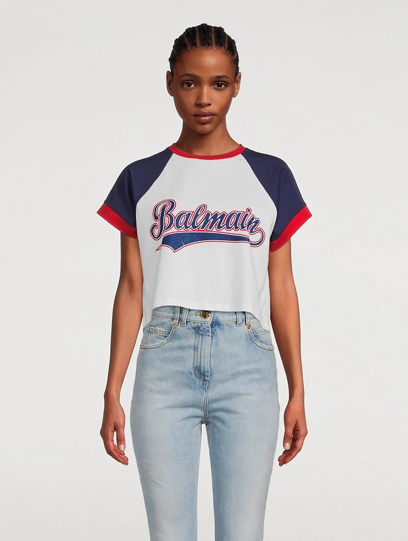 Cropped Ringer T-Shirt