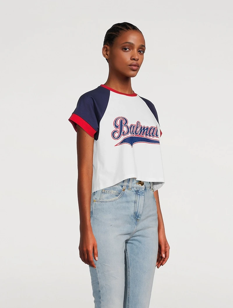 Cropped Ringer T-Shirt