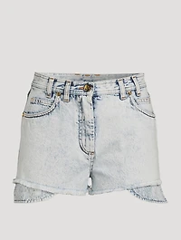 High-Waisted Denim Shorts