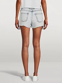 High-Waisted Denim Shorts