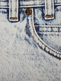 High-Waisted Denim Shorts